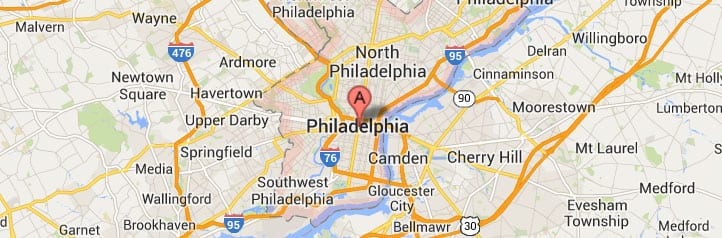 Philadelphia Pennsylvania Map 