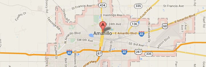 Amarillo-map